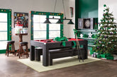 Park Avenue 7ft Pool Table (Non-Slate) W/Dining Top & Benches